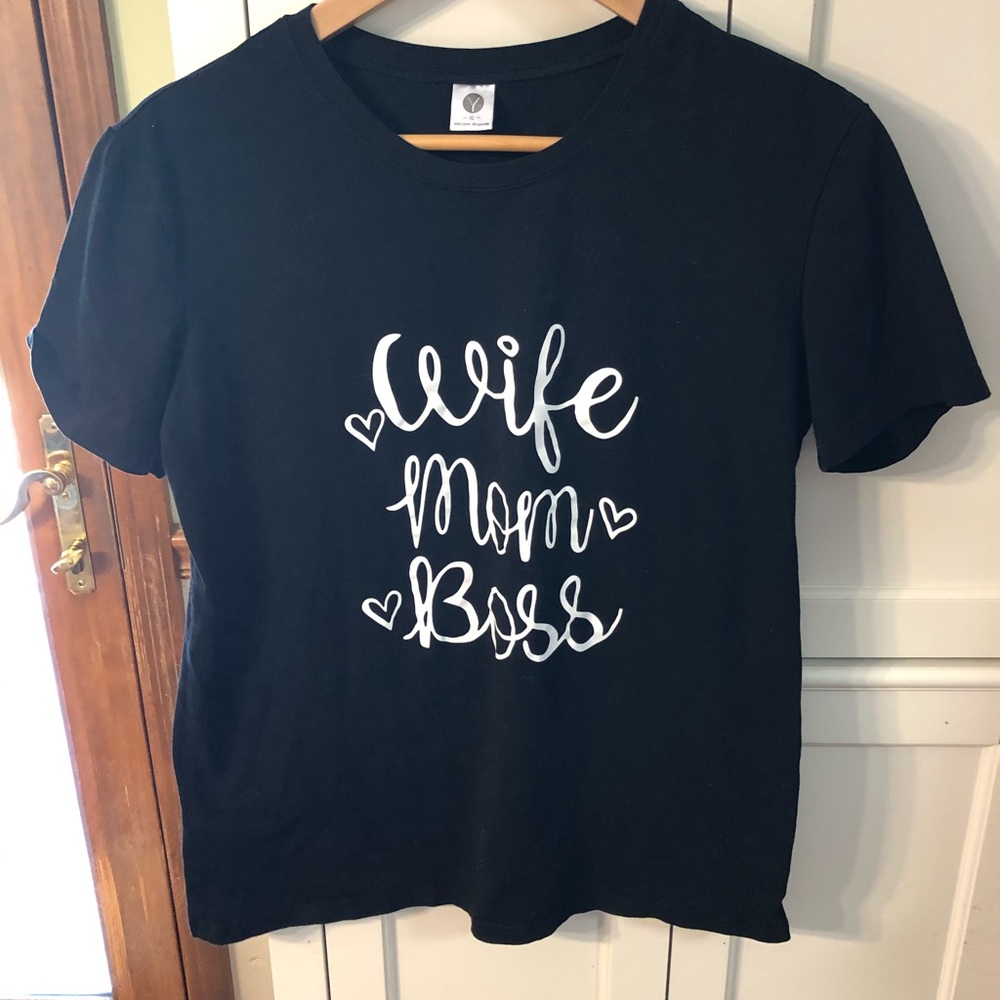 Wife mom boss shirt